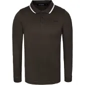Karl Lagerfeld Camiseta marrón oscuro / blanco
