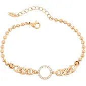NAEMI Pulsera oro / transparente