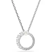 Swarovski Cadena 'Matrix' plata / blanco perla