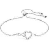 Swarovski Pulsera 'Hyperbola' plata