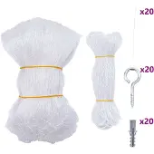 vidaXL , red para gatos transparente, 4x3 metros, de nylon