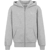 Karl kani Sudadera con cremallera 'Essential' gris moteado