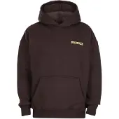 Dropsize Sudadera 'No Rules' chocolate / limón