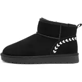 Derimod Botas negro / blanco
