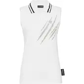 Plein sport Camiseta gris / blanco
