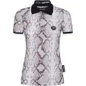 Plein sport Camiseta 'Python' gris / negro