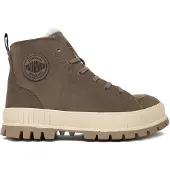 Palladium Botines con cordones 'Pallashock' marrón