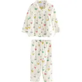Next Pijama 'Miffy' ecru / amarillo / verde / negro