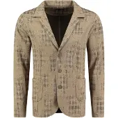 Key Largo Chaqueta saco 'Ohannes-B ' beige / negro