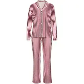 LASCANA Pijama rojo / rojo vino / blanco
