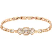 Faina Pulsera oro / transparente