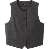 Mango Chaleco para traje 'Stuard' azul / marrón / gris moteado