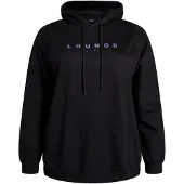 Zizzi Sudadera 'Molias' azul claro / negro