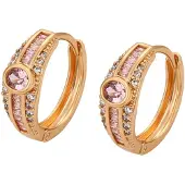 Gaya Pendientes oro / rosa