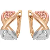 Gaya Pendientes oro / oro rosa / plata