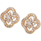 NAEMI Pendientes oro rosa
