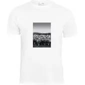 Cotton Prime Camiseta gris / blanco