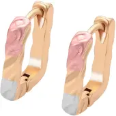 NAEMI Pendientes oro / gris / rosa