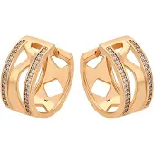 NAEMI Pendientes oro / transparente