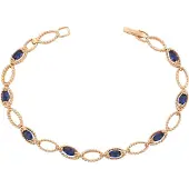 Gaya Pulsera azul / oro
