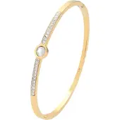 Faina Pulsera oro / transparente