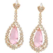 NAEMI Pendientes oro / rosa