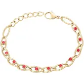 NAEMI Pulsera oro / rosa