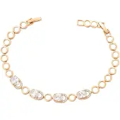 NAEMI Pulsera oro / transparente