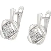 NAEMI Pendientes plata / transparente