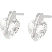 NAEMI Pendientes plata / transparente