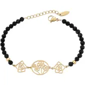 Gaya Pulsera oro / negro