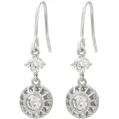 Faina Pendientes plata / transparente