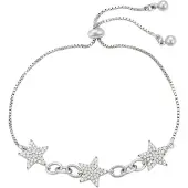 Faina Pulsera plata / transparente