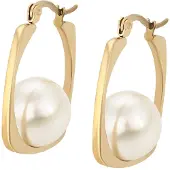 BRAELYN Pendientes oro / blanco perla