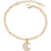 Faina Pulsera oro / transparente