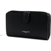 LANCASTER PARIS Cartera 'Lancaster Compagnon Smooth Noir' negro