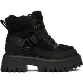 Buffalo Botines con cordones 'ASPEN' negro