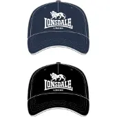 Lonsdale Gorra 'Wiltshire' marino / negro / blanco