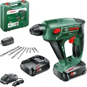 Bosch Taladro percutor inalámbrico UNEO Maxx, con 2 baterías PBA de 18V y 2.5Ah