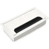 Emuca Pasacables Para Mesa 15.9x8 Cm