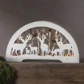 Star Trading Arco de luz LED Fauna blanco