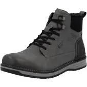 Rieker Botas con cordones gris oscuro / negro