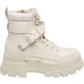 Buffalo Botines con cordones 'Aspha' crema