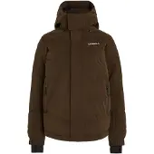O'Neill Chaqueta deportiva 'Cruz Hybrid' marrón oscuro / negro / blanco