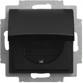 Busch-Jaeger Enchufe SCHUKO con tapa abatible, Busch-balance SI, 1 unidad.