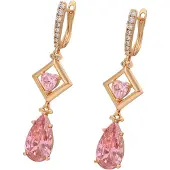 Gaya Pendientes rosa