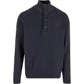 INDICODE JEANS Jersey 'Reje' azul oscuro / negro
