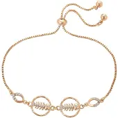 Faina Pulsera oro / transparente