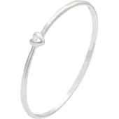 Faina Pulsera plata / transparente