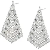 Faina Pendientes plata / transparente